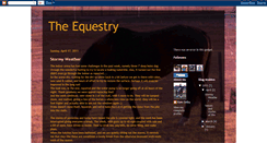 Desktop Screenshot of equestry.blogspot.com