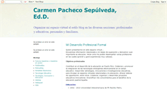 Desktop Screenshot of carmenpachecosepulveda.blogspot.com