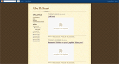 Desktop Screenshot of albupkkunst.blogspot.com