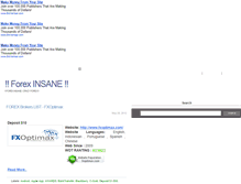 Tablet Screenshot of forexinsane.blogspot.com