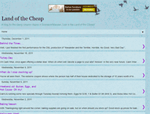 Tablet Screenshot of landofthecheap.blogspot.com