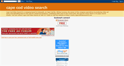 Desktop Screenshot of capecodvideosearch.blogspot.com