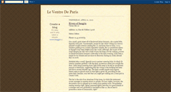 Desktop Screenshot of le-ventre-de-paris.blogspot.com