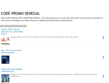 Tablet Screenshot of code-promo-senegal.blogspot.com