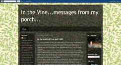 Desktop Screenshot of aline-inthevine.blogspot.com