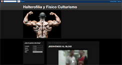 Desktop Screenshot of halterofiliayfisicoculturismo.blogspot.com