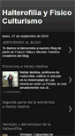 Mobile Screenshot of halterofiliayfisicoculturismo.blogspot.com