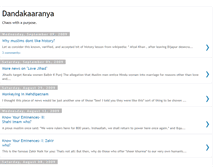 Tablet Screenshot of dandakaaranya.blogspot.com