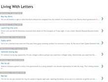 Tablet Screenshot of livingwithletters.blogspot.com