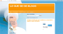 Desktop Screenshot of algodeblogs.blogspot.com