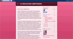 Desktop Screenshot of laeducacionlibertadora.blogspot.com