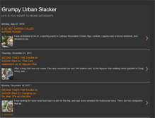 Tablet Screenshot of grumpyurbanslacker.blogspot.com