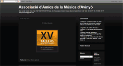 Desktop Screenshot of amicsdlmusica.blogspot.com