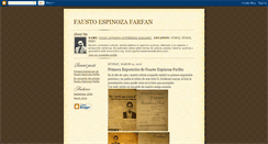 Desktop Screenshot of fausto-espinoza-farfan.blogspot.com