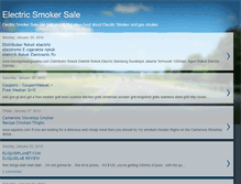 Tablet Screenshot of electric-smoker-sale.blogspot.com