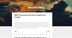 Desktop Screenshot of mauxito.blogspot.com