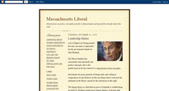 Desktop Screenshot of baystateliberal.blogspot.com