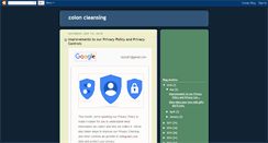 Desktop Screenshot of easycoloncleansing.blogspot.com