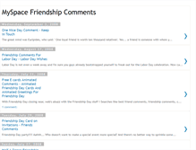 Tablet Screenshot of myspacefriendshipcomments.blogspot.com