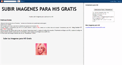Desktop Screenshot of imagenesgratisparahi5.blogspot.com