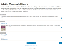 Tablet Screenshot of boletimmineirodehistoria.blogspot.com