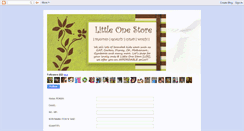 Desktop Screenshot of little1store.blogspot.com