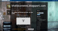 Desktop Screenshot of khalistannews.blogspot.com