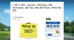 Desktop Screenshot of iwenseo.blogspot.com