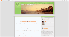 Desktop Screenshot of blogmadrugador.blogspot.com