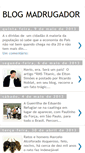 Mobile Screenshot of blogmadrugador.blogspot.com
