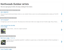 Tablet Screenshot of northwoodsoutdoorartists.blogspot.com