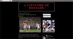 Desktop Screenshot of alifetimeofdefeats.blogspot.com