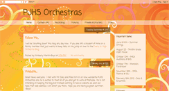 Desktop Screenshot of pjhsorchestra.blogspot.com