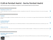 Tablet Screenshot of clubpaintballmadrid.blogspot.com