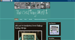 Desktop Screenshot of craftingmisfit.blogspot.com