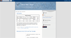 Desktop Screenshot of mesutweb.blogspot.com
