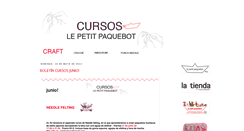 Desktop Screenshot of cursoslepetitpaquebot.blogspot.com