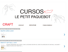 Tablet Screenshot of cursoslepetitpaquebot.blogspot.com