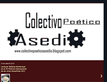 Tablet Screenshot of colectivopoeticoasedio.blogspot.com
