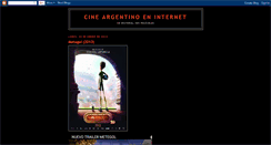 Desktop Screenshot of cineargentino2.blogspot.com