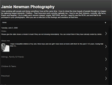 Tablet Screenshot of jamienewmanphotography.blogspot.com