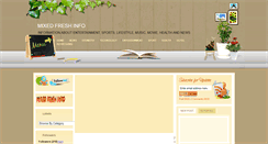 Desktop Screenshot of mixedfreshinfo.blogspot.com