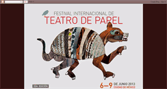 Desktop Screenshot of factoteatro.blogspot.com