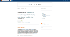 Desktop Screenshot of newz20web.blogspot.com