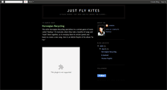 Desktop Screenshot of justflykites.blogspot.com