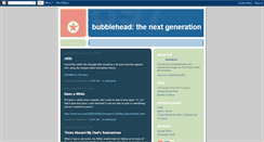Desktop Screenshot of bubbleheadnextgen.blogspot.com