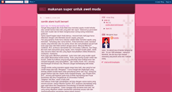 Desktop Screenshot of makanansuperuntukawetmuda.blogspot.com