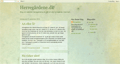 Desktop Screenshot of herregaardene.blogspot.com