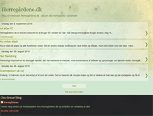 Tablet Screenshot of herregaardene.blogspot.com