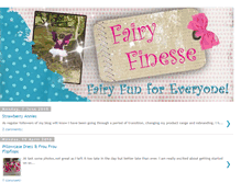 Tablet Screenshot of fairyfinesse.blogspot.com